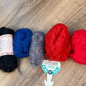 Mohair Natural Fiber Yarn Lot